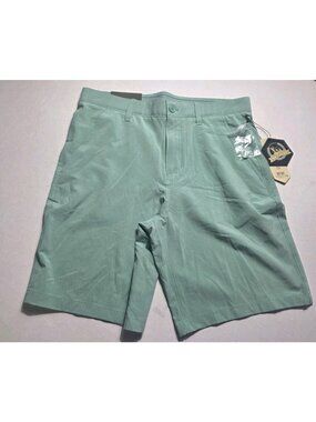 Rory Whelan Golf Shorts Mens 32 Green Performance Stretch Quick Dry NWT. HL558